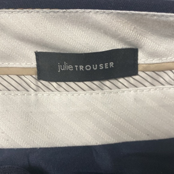 Ann Taylor LOFT Julie Trouser size 6 Navy - Picture 6 of 7